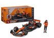 Bburago F1 Oscar Piastri Mclaren 1.24 Sc Die Cast Car With Figure