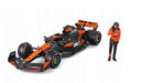 Bburago F1 Oscar Piastri Mclaren 1.24 Sc Die Cast Car With Figure