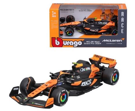 Bburago F1mclaren No#4 Norris 1/43 Scale