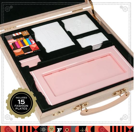 F.a.o Toy Fashion Designer Activity In Wooden Case