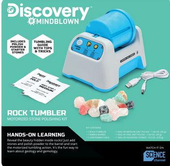 Discovery Mindblown Rock Tumbler Polishing Stone Usb Charged