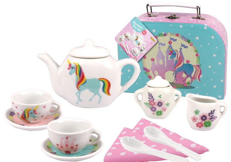 Unicorn Porcelain Tea Set 13pc