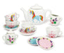 Unicorn Porcelain Tea Set 13pc