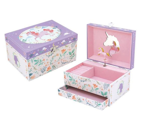 Music Jewelry Box With Draw Unicorn Design