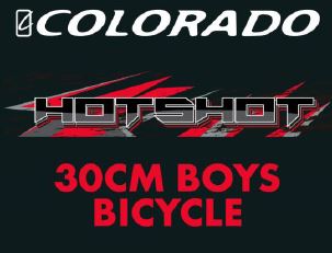 Colorado Hotshot 12"(30cm) Bmx Bike With Parent Push Handle