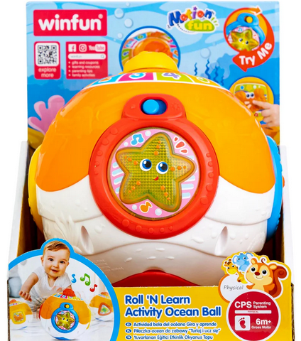 Winfun Roll N Learn Ocaen Interactive Ball