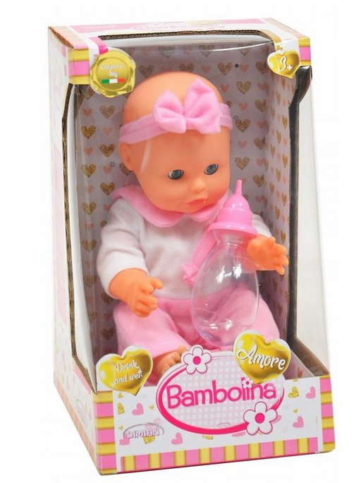 Bambolina 33cm Amore Doll Drinking With Potty And Bottle