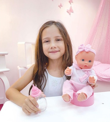 Bambolina 33cm Amore Doll Drinking With Potty And Bottle