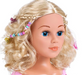 Bambolina Molly Styling Head With Hair Dryer - Brush + Hair Clips