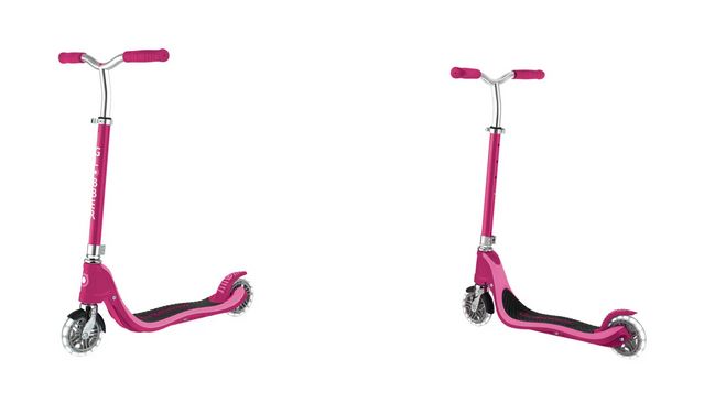 Globber Flow 125 W/lights-ruby