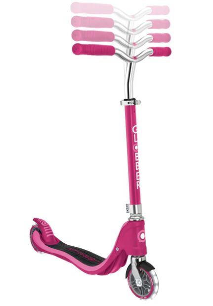 Globber Flow 125 W/lights-ruby