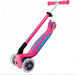 Globber Primo Foldable Plus Scooter With Lights Fushsia/sky Blue