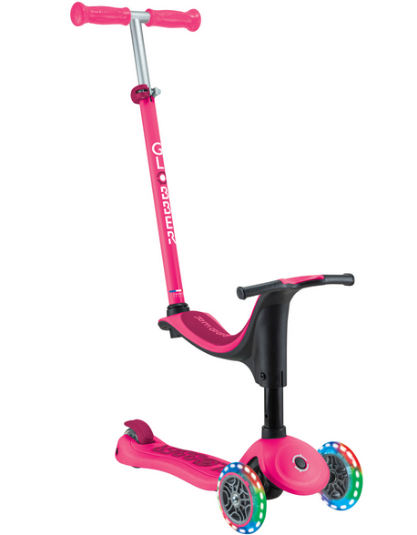 Globber Go Up Sporty Fuchia/dark Pink With Lights