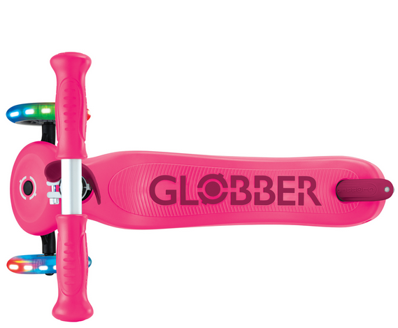 Globber Go Up Sporty Fuchia/dark Pink With Lights