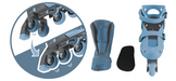 Globber Learning Inline Scates 2in1 For Kids Size 30-33 - Ash Blue
