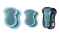 Globber Junior Protective Pad Set 3-7y - Pastel Blue - Xxs