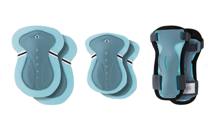 Globber Junior Protective Pad Set 3-7y - Pastel Blue - Xxs