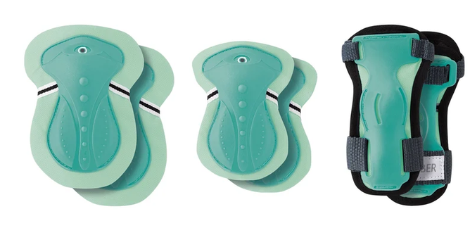 Globber Junior Protective Pad Set For 3-7y - Mint - Xxs