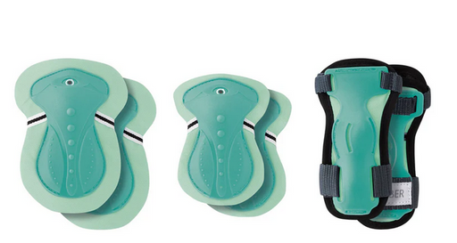 Globber Junior Protective Pad Set Mint Xs 6-10years