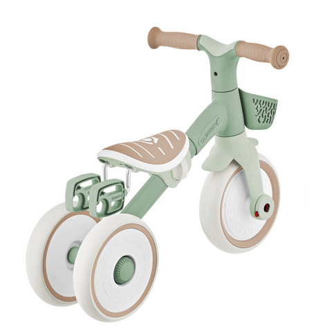 Globber Learning Trike 2 In 1 Plus Ecologic - Pistachio