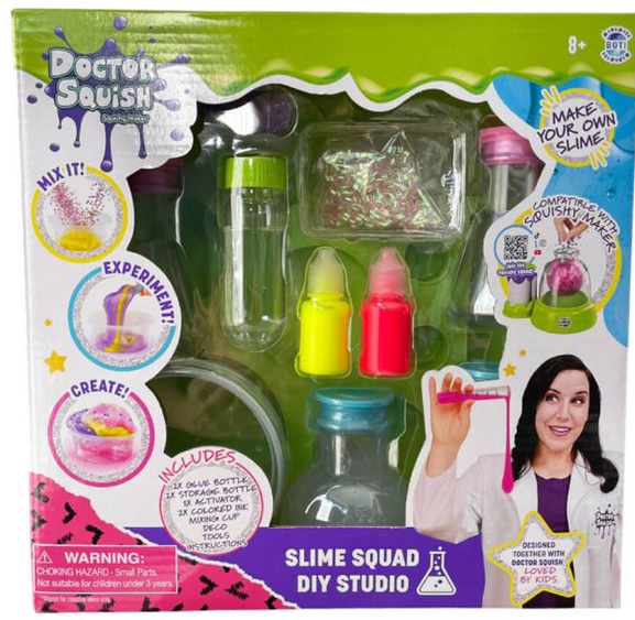 Doctor Squish Slime Squad Diy Studio Kit