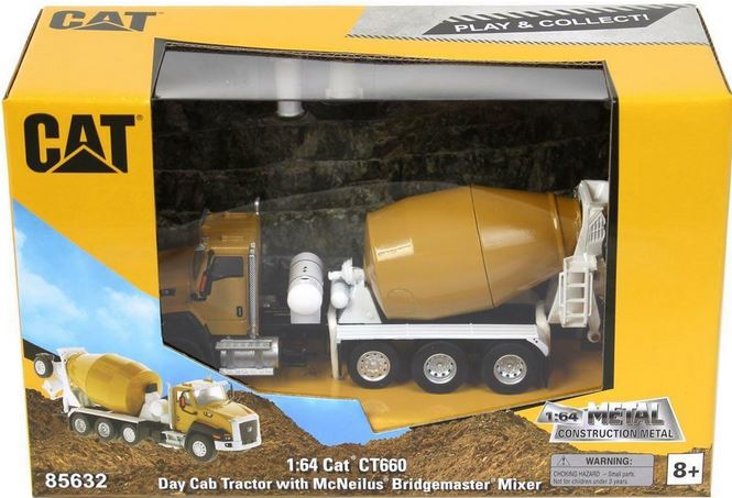 Diecast Masters 1.64 Sc Cat Ct660 Concrete Mixer Truck