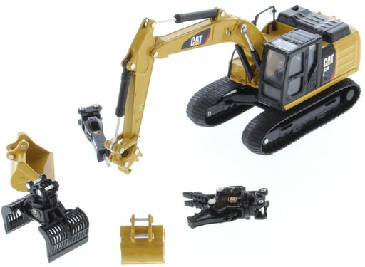 Diecast Masters 1/64 Sc Cat 320f L Hudraulic Excavator With Work Tools