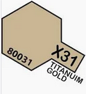 Tamiya Acrylic Mini X-31 Titan Gold