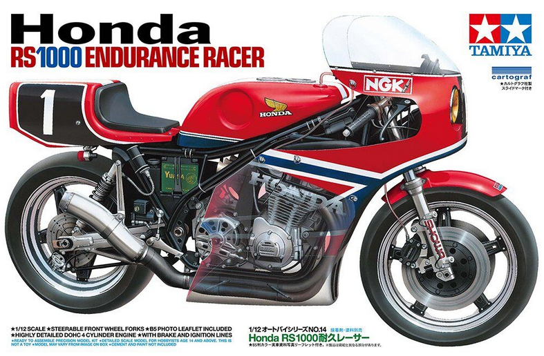 Tamiya 1/12 Honda Rs1000 Endurance Racer