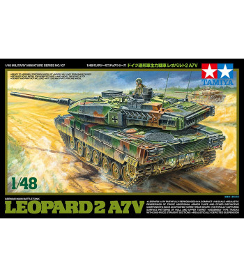 Tamiya 1/48 Leopard 2 A7v German Main Battle Tank