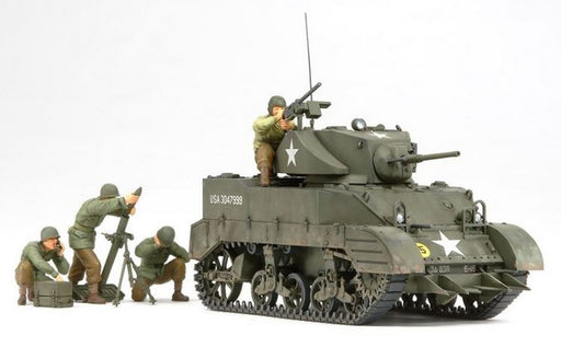 Tamiya M5a1 U.s Light Tank Pursuit Operation Tank Kit With 4 Figures