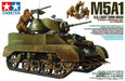 Tamiya M5a1 U.s Light Tank Pursuit Operation Tank Kit With 4 Figures
