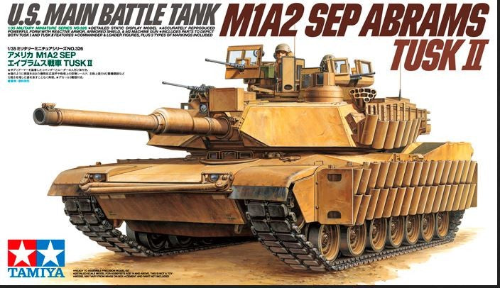 Tamiya 1/35 Sc M1a2 Sep Tusk 11 Tank Kit