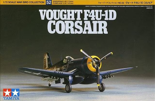 Tamiya 1/72 Vought F4u-1d Corsair