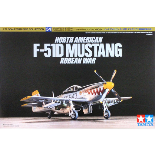Tamiya 1/72 North American F-51d Mustang Korean War