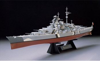Tamiya Bismarck 1/350 Sc Battleship Model Kit