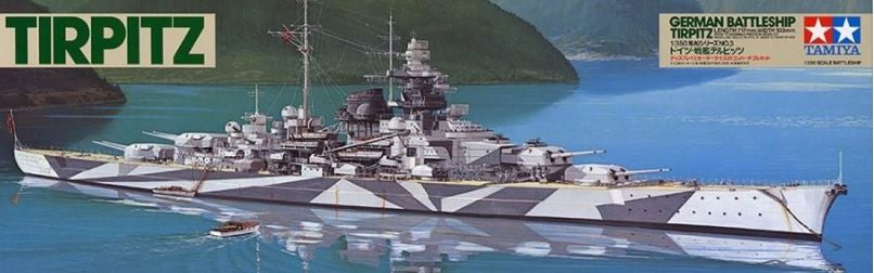 Tamiya Tirpitz German Battleship 1/350 Sc