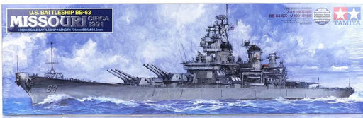 Tamiya 1/350 Missouri  U.s Battleship Circa 1991 Kit