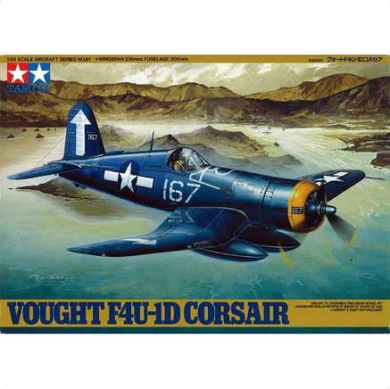 Tamiya 1/48 Vought F4u-1d Corsair Model Kit 
