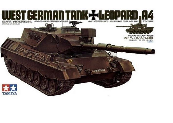 Tamiya 1/35sc West German Leopard A4 Tabk Model Kit