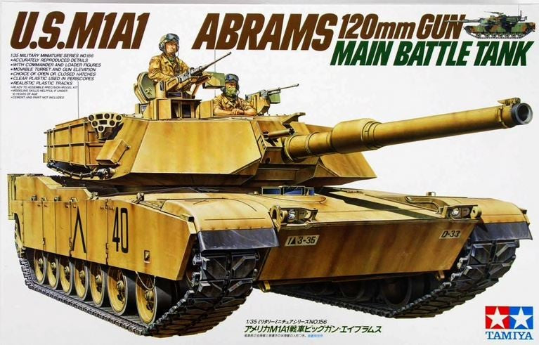 Tamiya U.s M1a1 Abrams Main Battle Tank Model Kit 1/35 Sc