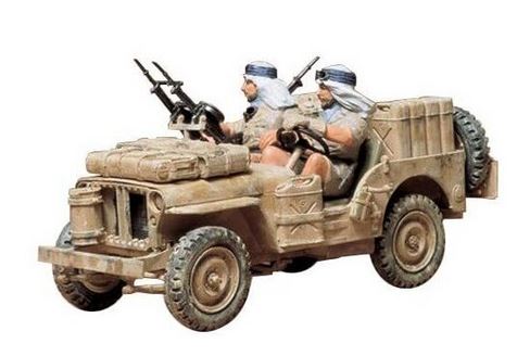 Tamiya British Sas Special Air Service Jeep 1/35 Sc