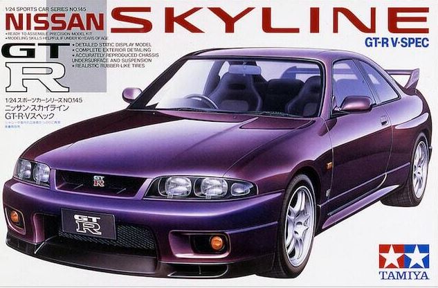 Tamiya Nissan Skyline Gt-r V-spec 1/24 Sc Kit