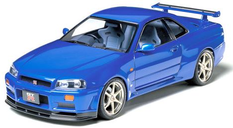 Tamiya Nissan Skyline Gt-r V-spec R34 Model Kit 1/24 Sc