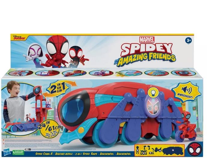 Spidey And Friends Spider Crawl-r Mobile Team Headquarters