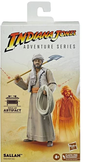 Indiana Jones Sallah Figure With Build An Artifact