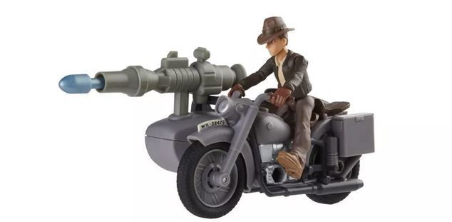 Indiana Jones Figure World Of Adventures With Motorcycle