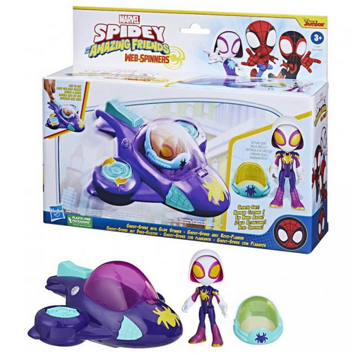Spidey And His Amazing Friends Web-spinners Ghost-spider With Glide Spinner