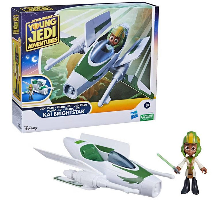 Star Wars Young Jedi Kai Brightstar Vehicle With Figure