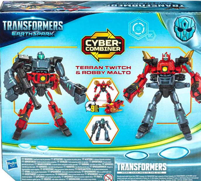 Transformers Earthspark Cyber Combiners Terran Twitch & Robby Malto